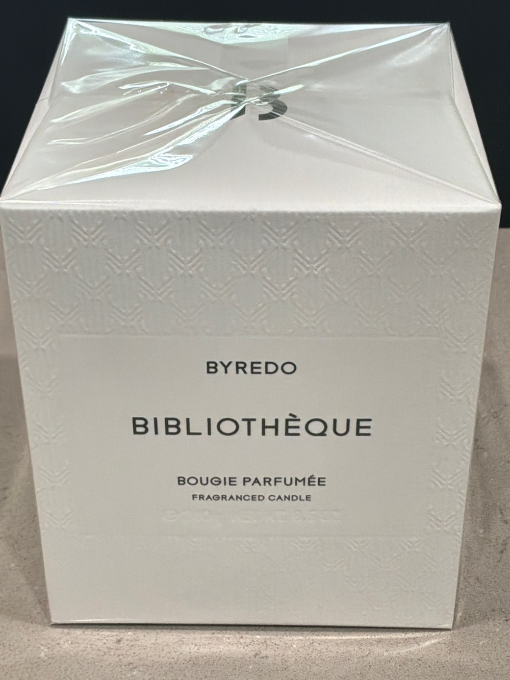 Byredo Bibliothèque Candle — 240 grams. Sealed in Packaging, New